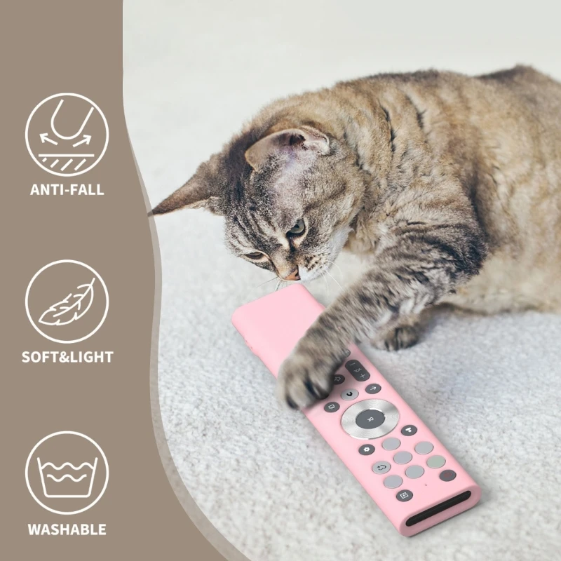 حافظة واقية من السيليكون لسلسلة U8 LCD 4K غطاء للتحكم عن بعد مضاد للانزلاق ومضاد للصدمات