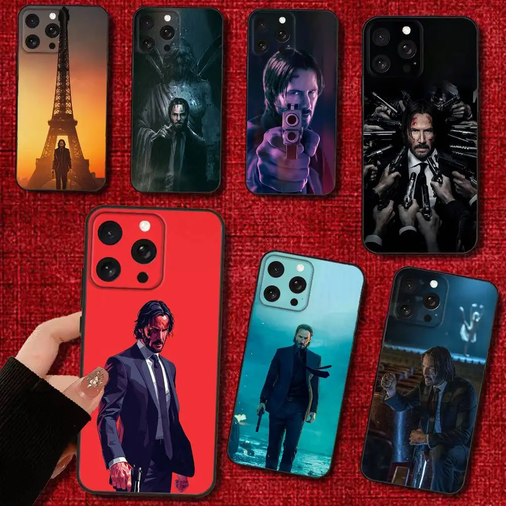 

Film J-John Wick Bab Phone Case For iPhone 16e,16,15,14,13,12,11,Pro,X,XS,Max,XR,Plus,Mini Soft Black Cover