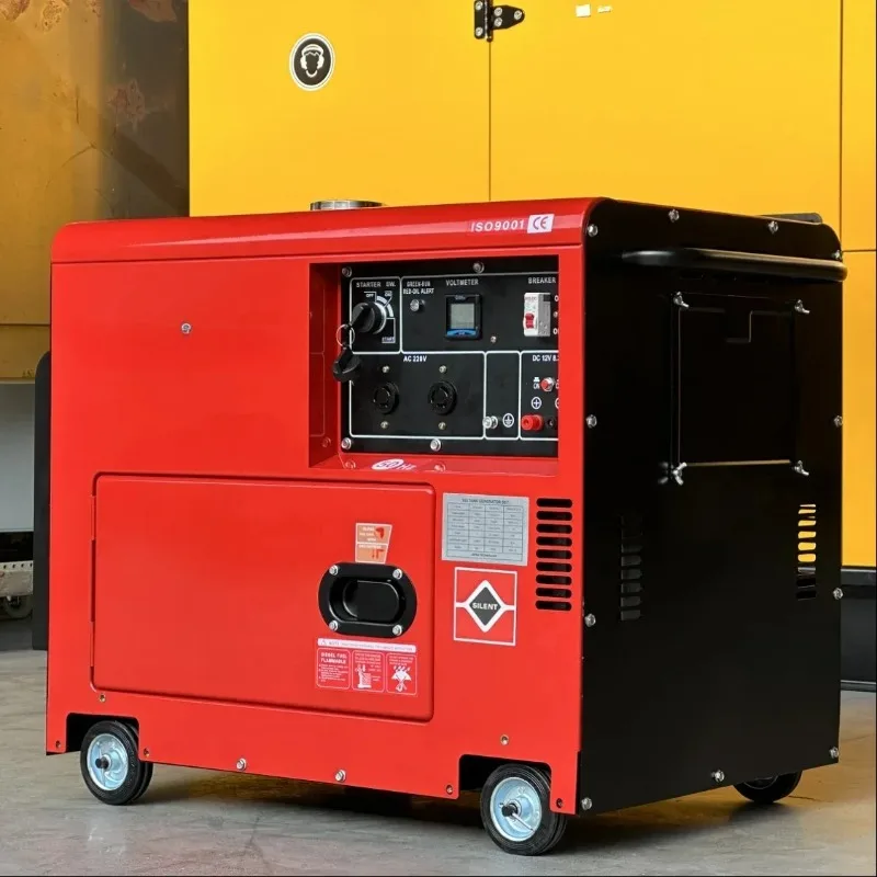 POWER Efficient and Durable 8kW 10Kva  Generator Single Phase Mini Type Genset With ATS 10Kva  Generator Set