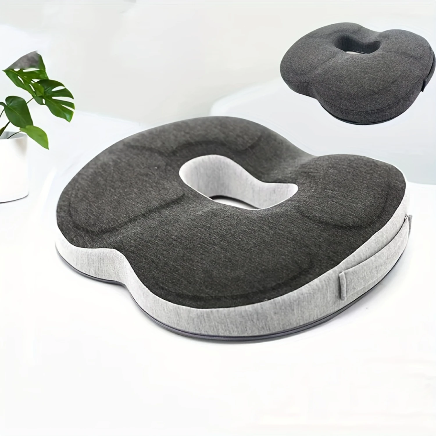 1pc Seat Cushion - Memory Foam Seat Cushion For Office Chair, Car Seat, Viewing Desk, Car Driver, Breathable And Non-Smoking Bbl