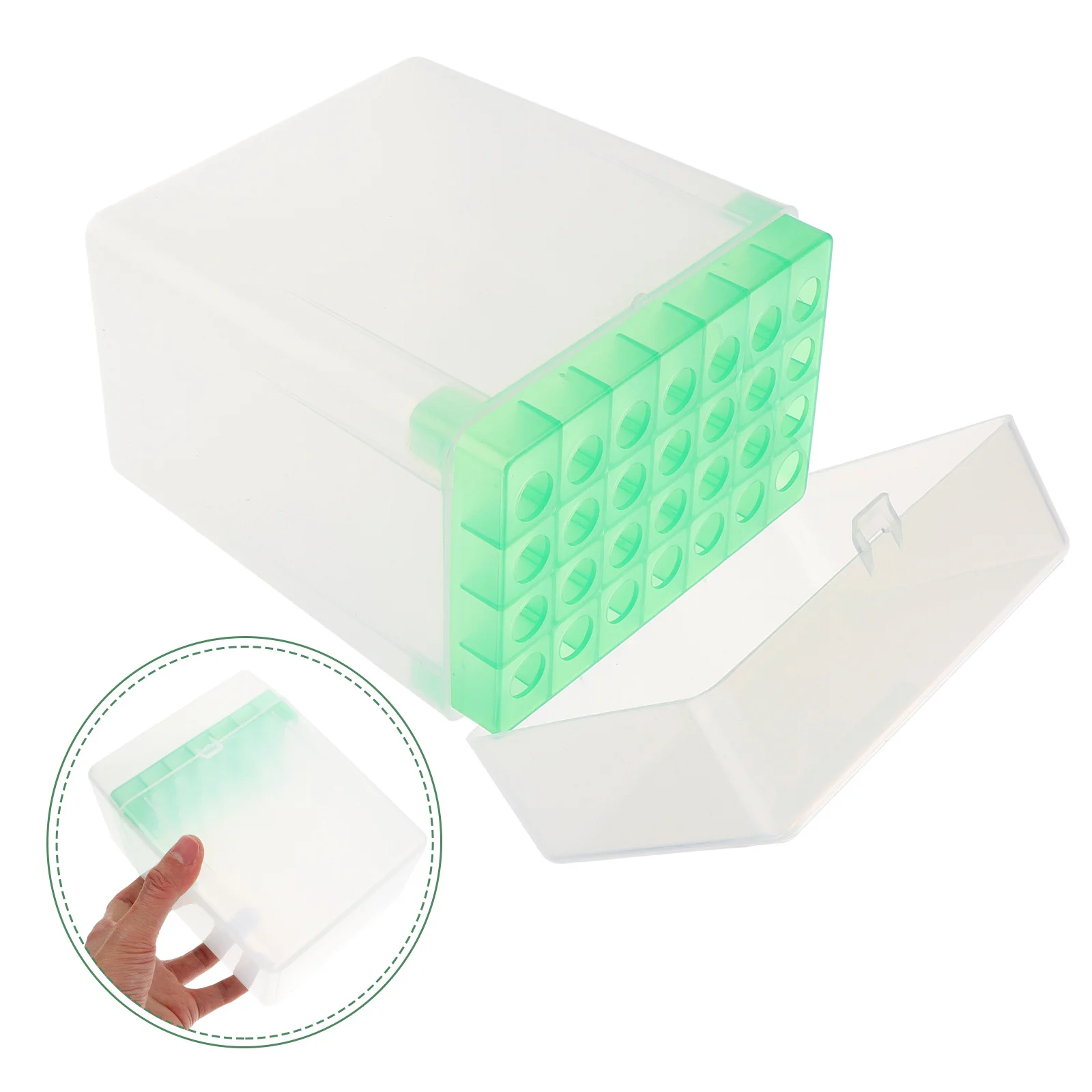 

Laboratory Test Tube Holder Storage For Transport Case Plastic Sample Tubes Rack