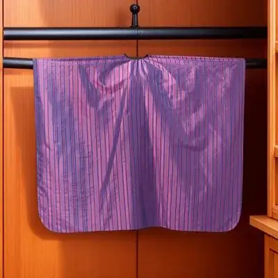 

Водонепроницаемая парикмахерская накидка с фиолетовой полосой, устойчивая к пятнам для салона, домашнего использования, парикмахерская накидка для стрижки, платье