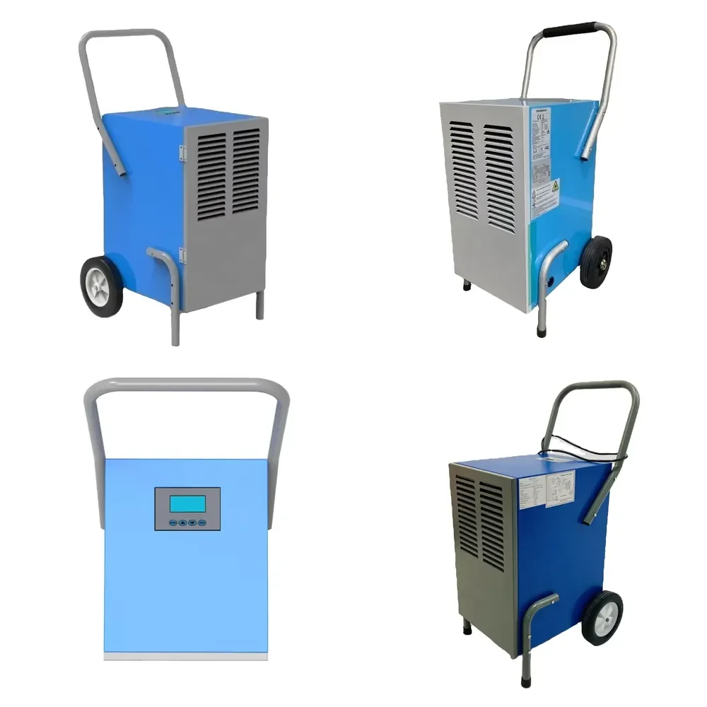 50L Air Drying Wheels Commercial Dehumidifier