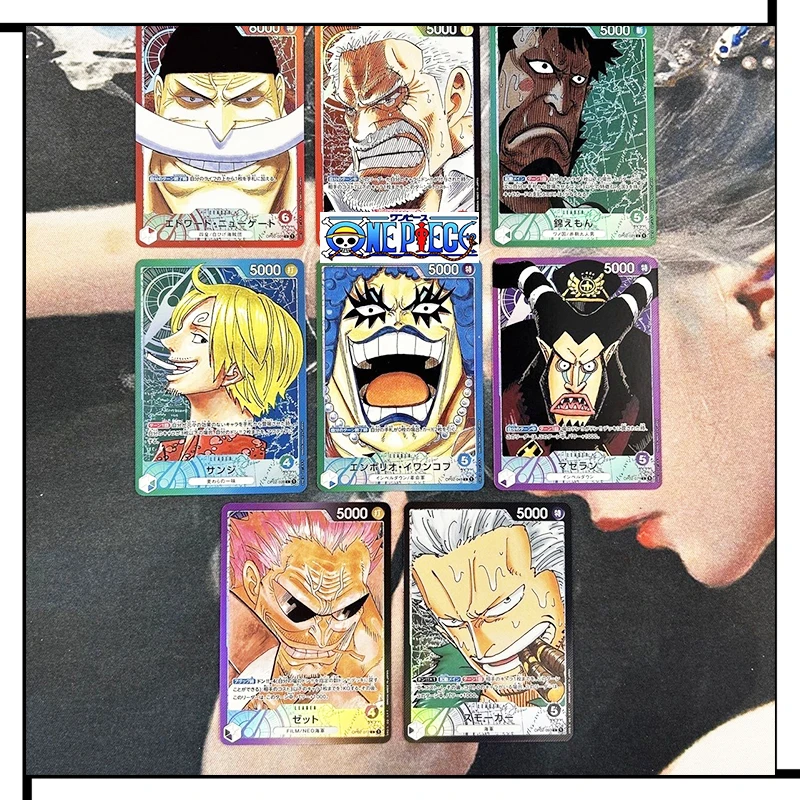 ONE PIECE OPCG op02-54pcs series Collection card Borsalino Portgas D Ace Anime characters Flash card Cartoon toy Christmas gift