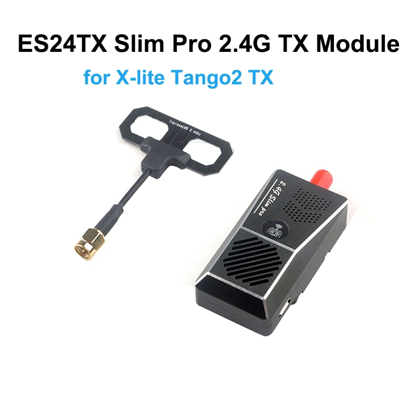 

HappyModel ES24TX Slim Pro 2.4G 1000mW ExpressLRS TX Module RGB LED Cooling Fan for FRSKY X-Lite X9 Lite TBS Tango2 Pro Radio
