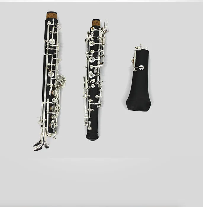 C-key Semi-automatic Silver Plated Button Oboe Beginner's Level Performance Woodwind Instrument English Horn