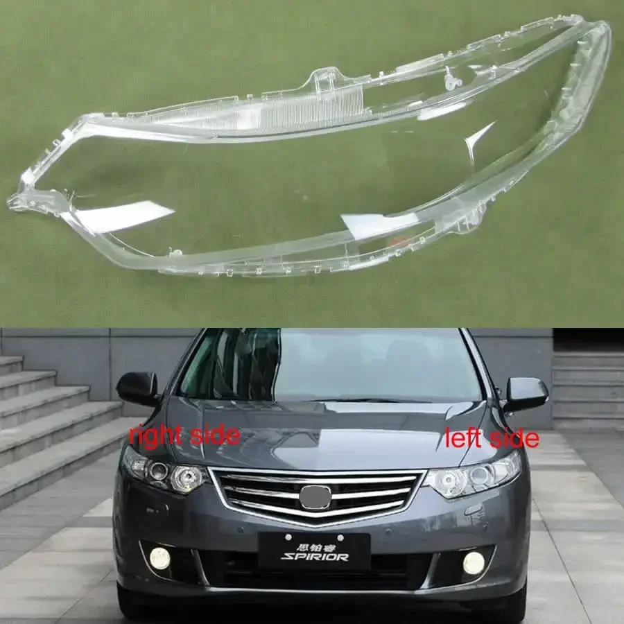 For Honda Spirior 2009 2010 2011 2012 2013 Front Headlamp Housing Transparent Lampshades Lamp Shell Headlight Cover Lens