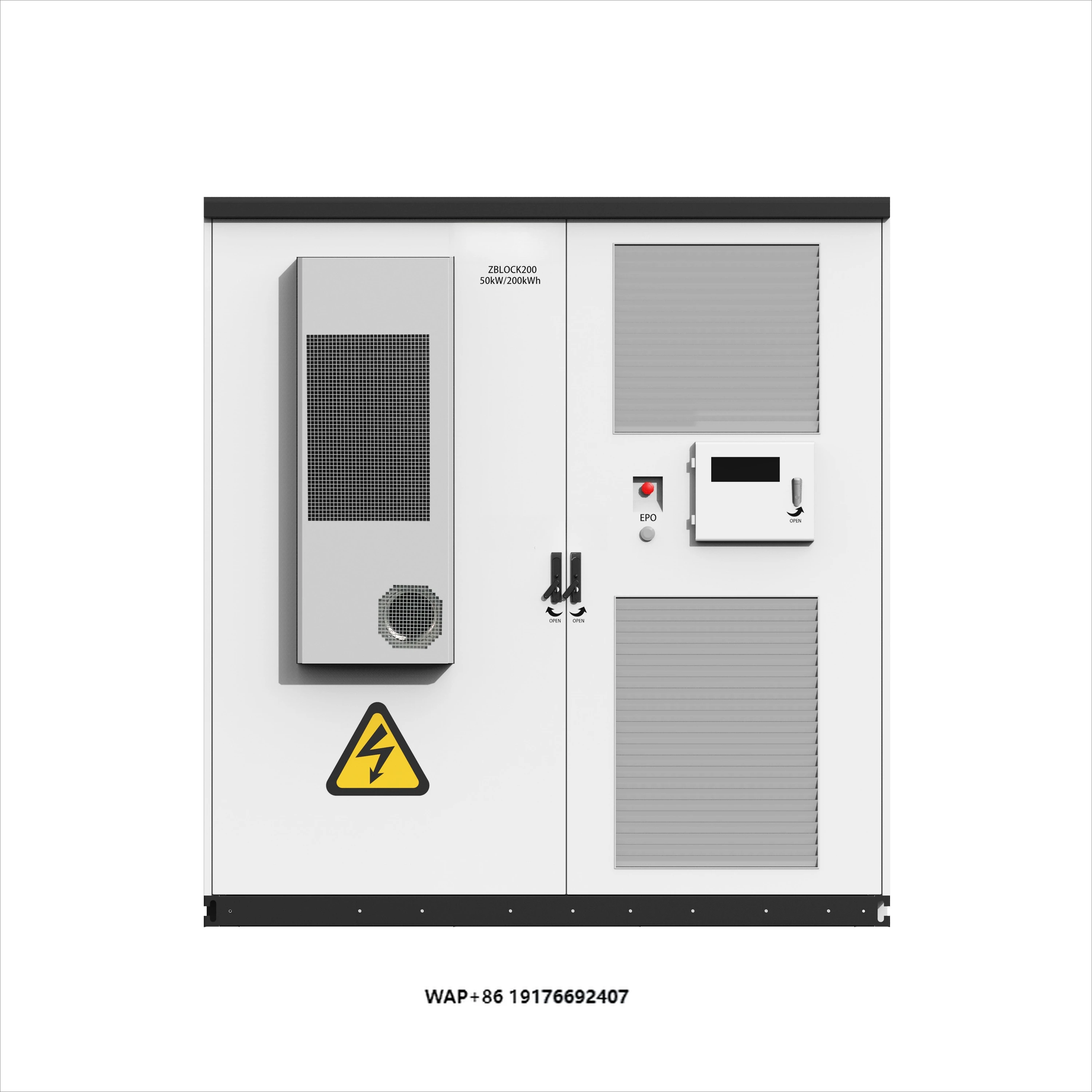 50kwh 100kwh Energy Storage Battery and Inverter Al AC Coupled 25kwh Lifepo4 Battery for Energy Storage System