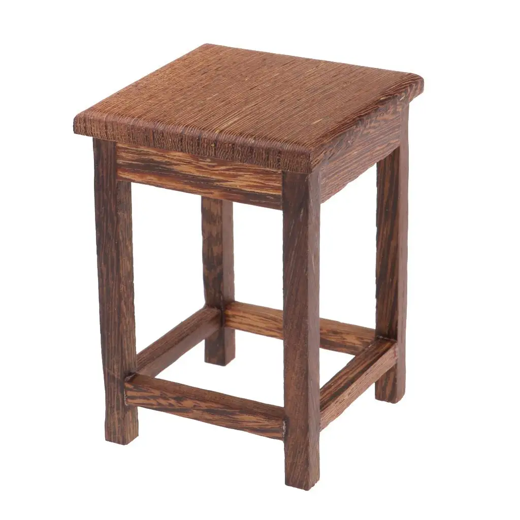 1/6 Dollhouse Miniature Furniture European Style Handade Armchair End Table