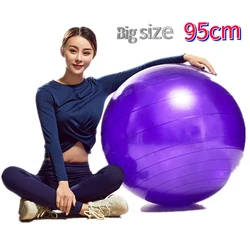 95cm big size Sport Yoga Ball Fitness Gym Fitball esercizio Pilates Workout Balance Ball