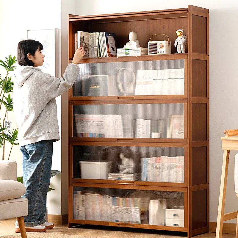 

Wooden Storage Bookcases Living Room Save Space Organizer Bookcases Shelf Modern Design Home Furniture Zu Bücherregalen. LLBC