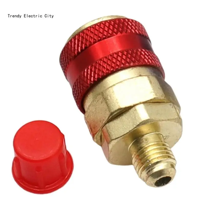 R9CD R134A Quick Coupler Adapter Set Quick Connector Adapter Refrigerants Quick Coupling Adapters for Air Conditioning