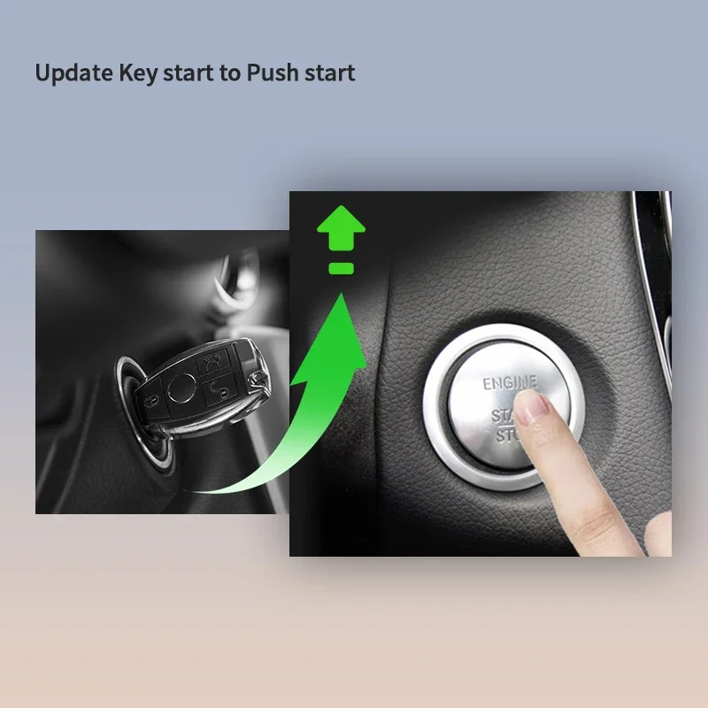 EASYGUARD Plug Play PKE Remote Starter Fit สําหรับ 16-22 Benz V Class W447/ 16-22 Vito W447/ 16-22 เมตริสสมาร์ทโฟน App Control