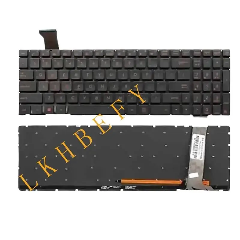 New replacement Keyboard with backlit for ZX50J/V GL552JX/VW FX-PRO FX-PLUS ZX70VW €€