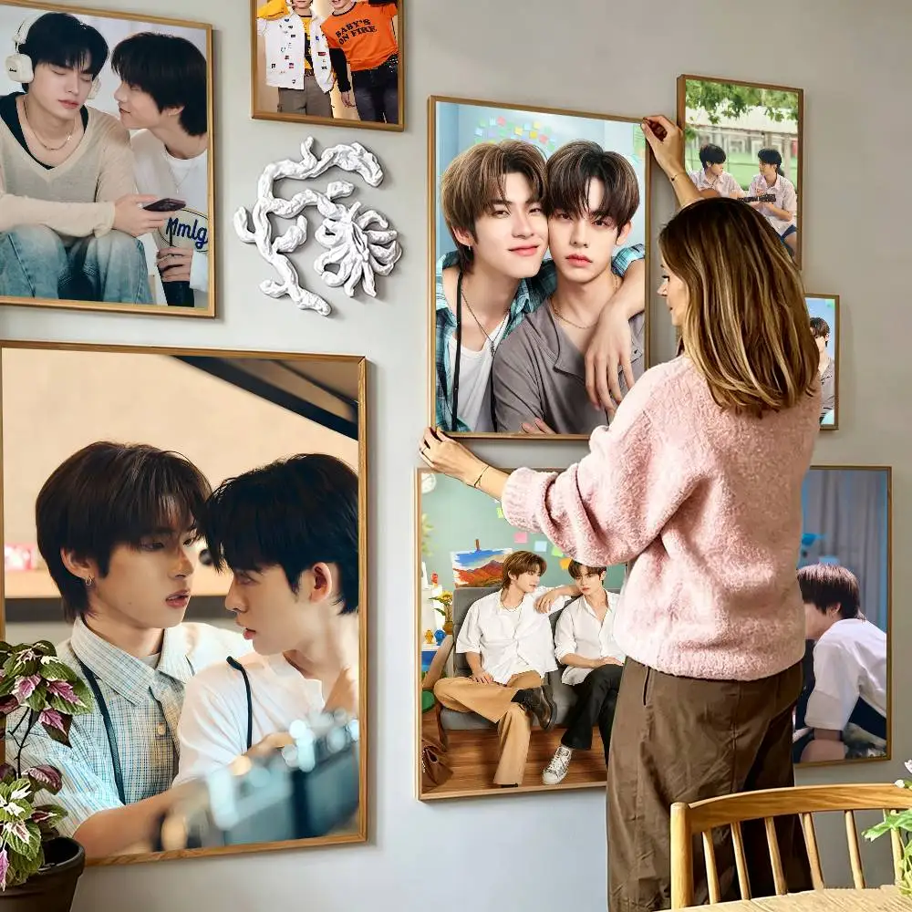 Love TV Duang with You Poster High Quality Dorm Living Room Aesthetic Wall Decoration Painting Stickers Gift