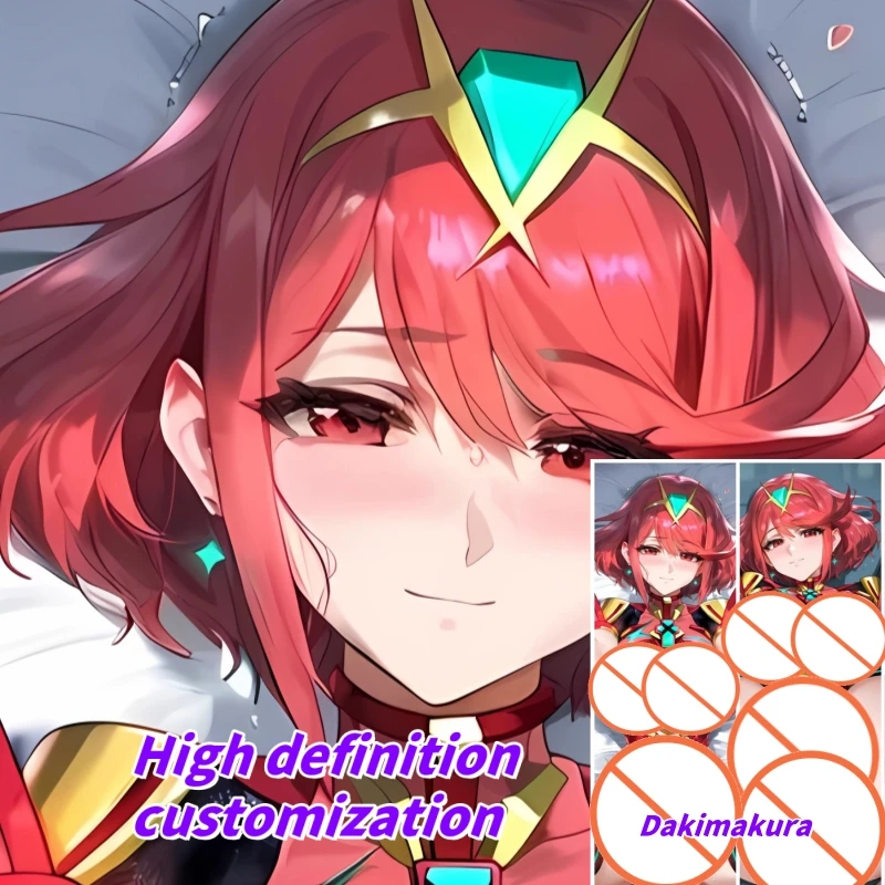 

Dakimakura Anime Pillow Case Pyra Double-sided Print Of Life-size Body Pillowcase Gifts Can be Customized