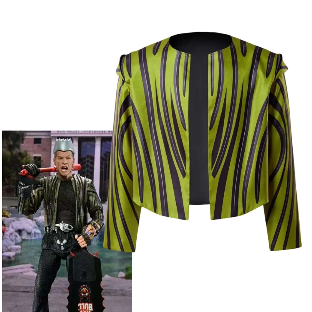 Movie Biff Tannen Griff Tannen Coat Cosplay Costume Back to the Future Halloween Carnival Cosplay Biff Tannen Customized Clothes