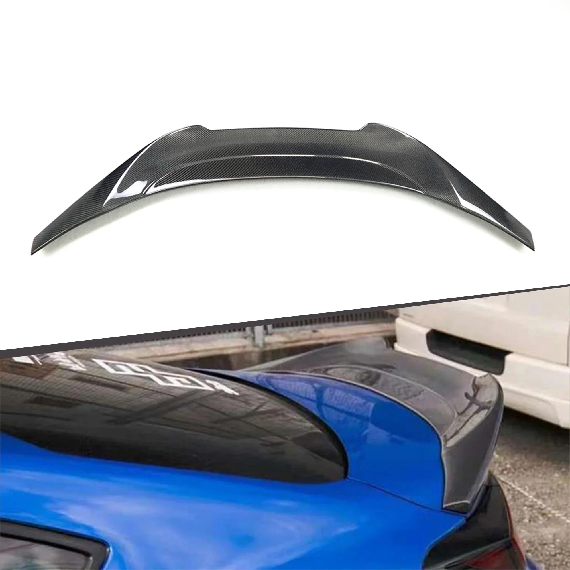 

Auto Real Carbon Fiber Rear Trunk Spoiler Wing For GR86 ZN8 Subaru BRZ ZD8 2021+