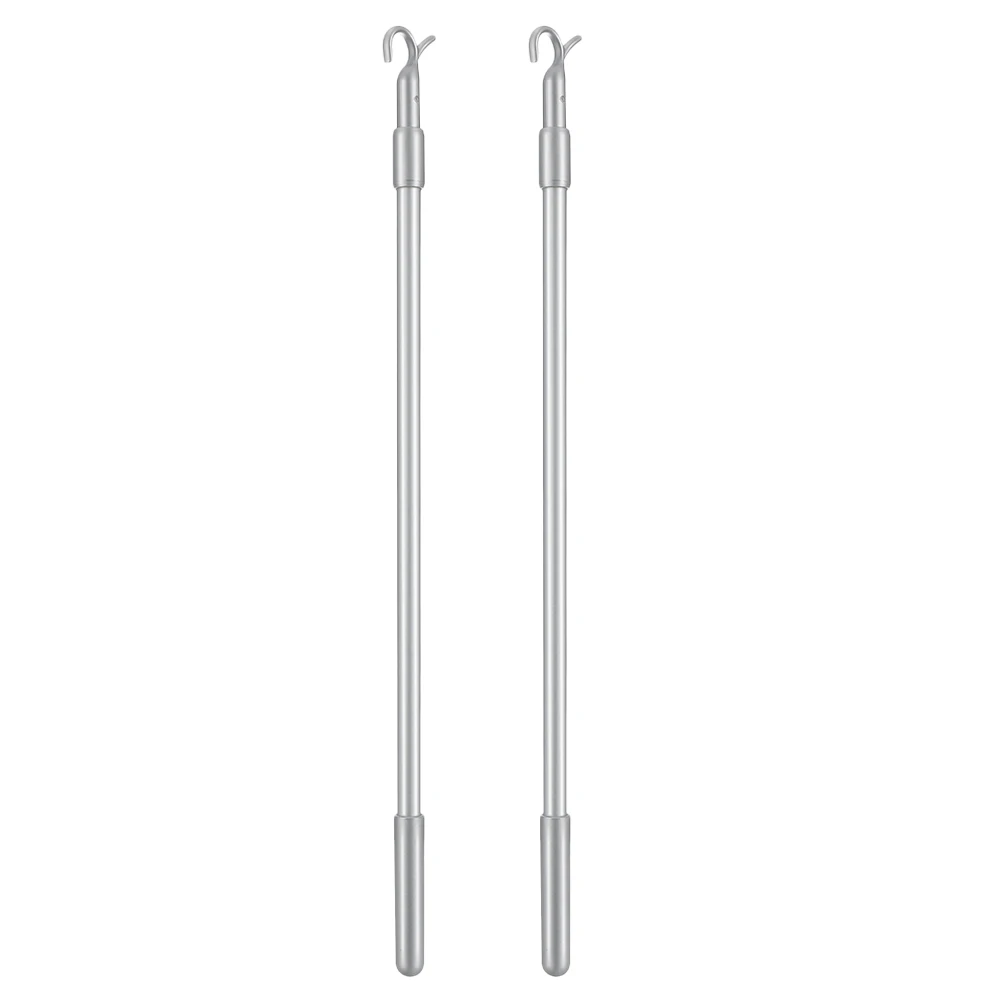 

2Pcs Blind Wand Replacement Aluminum Alloy Extendable Blind Opener Rod Vertical Blinds Curtain Stick Curtain Blinds Rod Parts