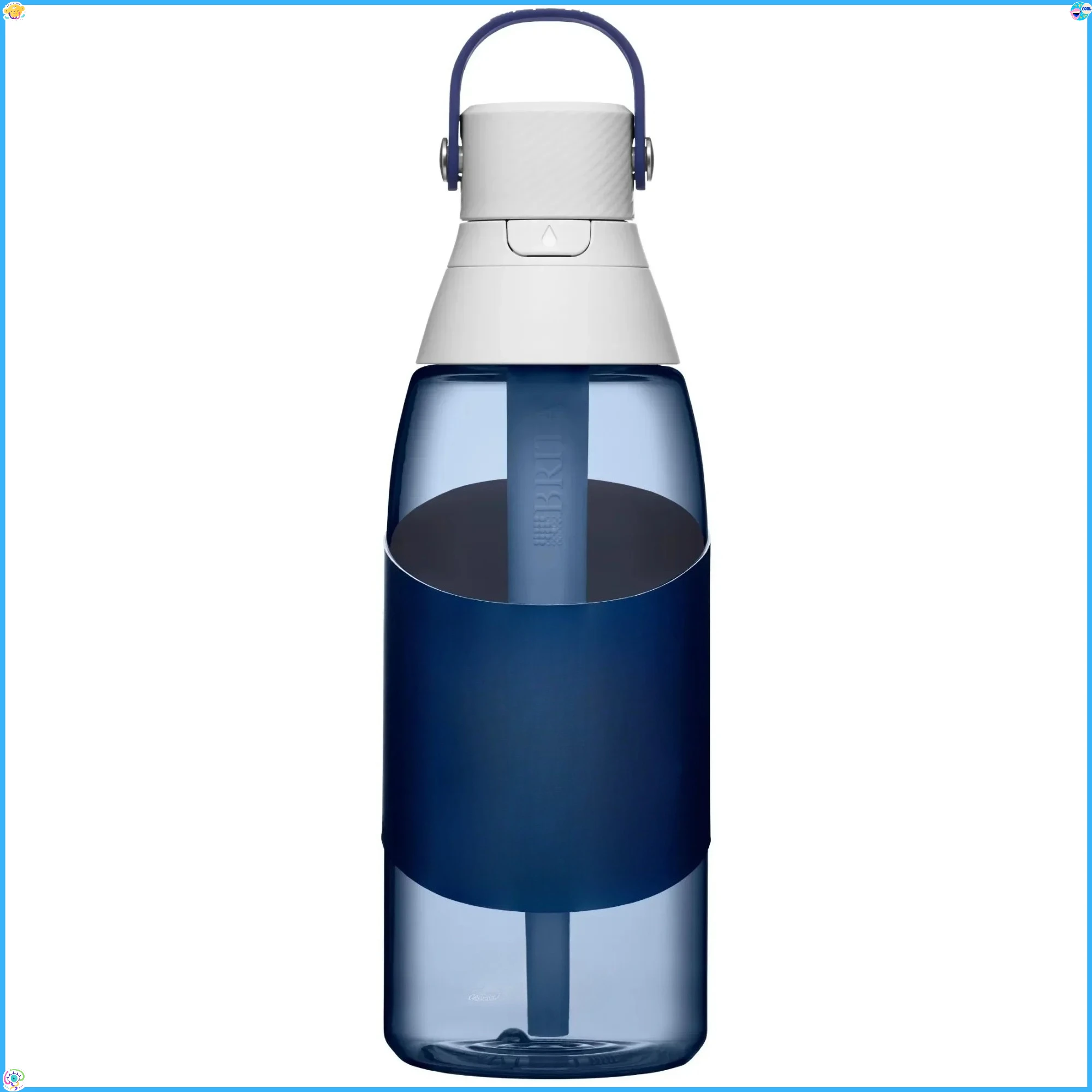 

36oz Insulated Water Bottle Leakproof with Straw & Filter, Gym Sports Bottle for Fitness, Hiking & Outdoor