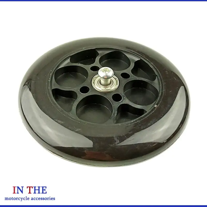 NEW 6 inch 140mm Pu solid front or rear wheel with Drum brake kit for small electric scooters Mini folding scooter