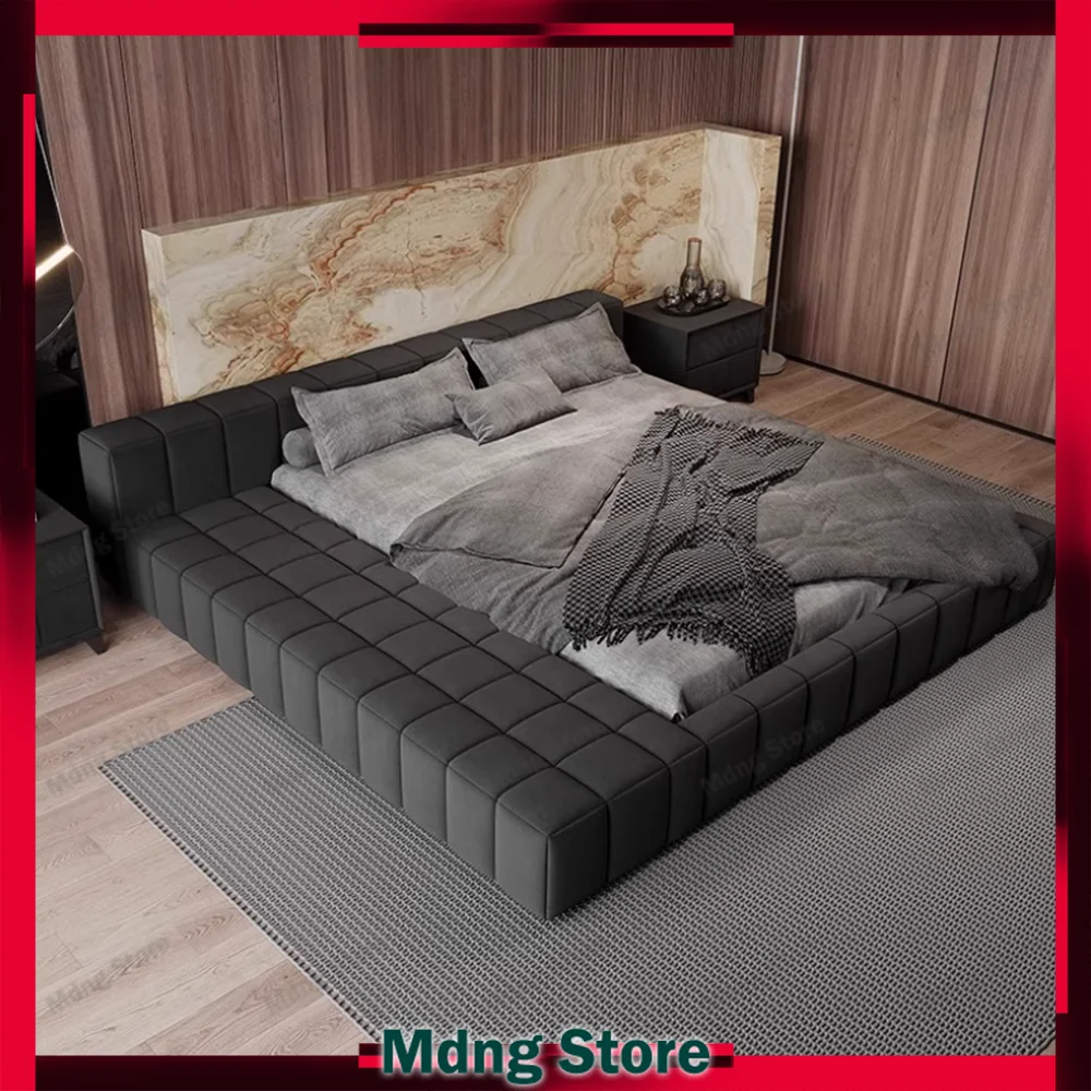 

King Size Japanese Bed Double Unique Nightstand Single Beds Sleeping Upholstery Muebles Para El Hogar Bedroom Decoration