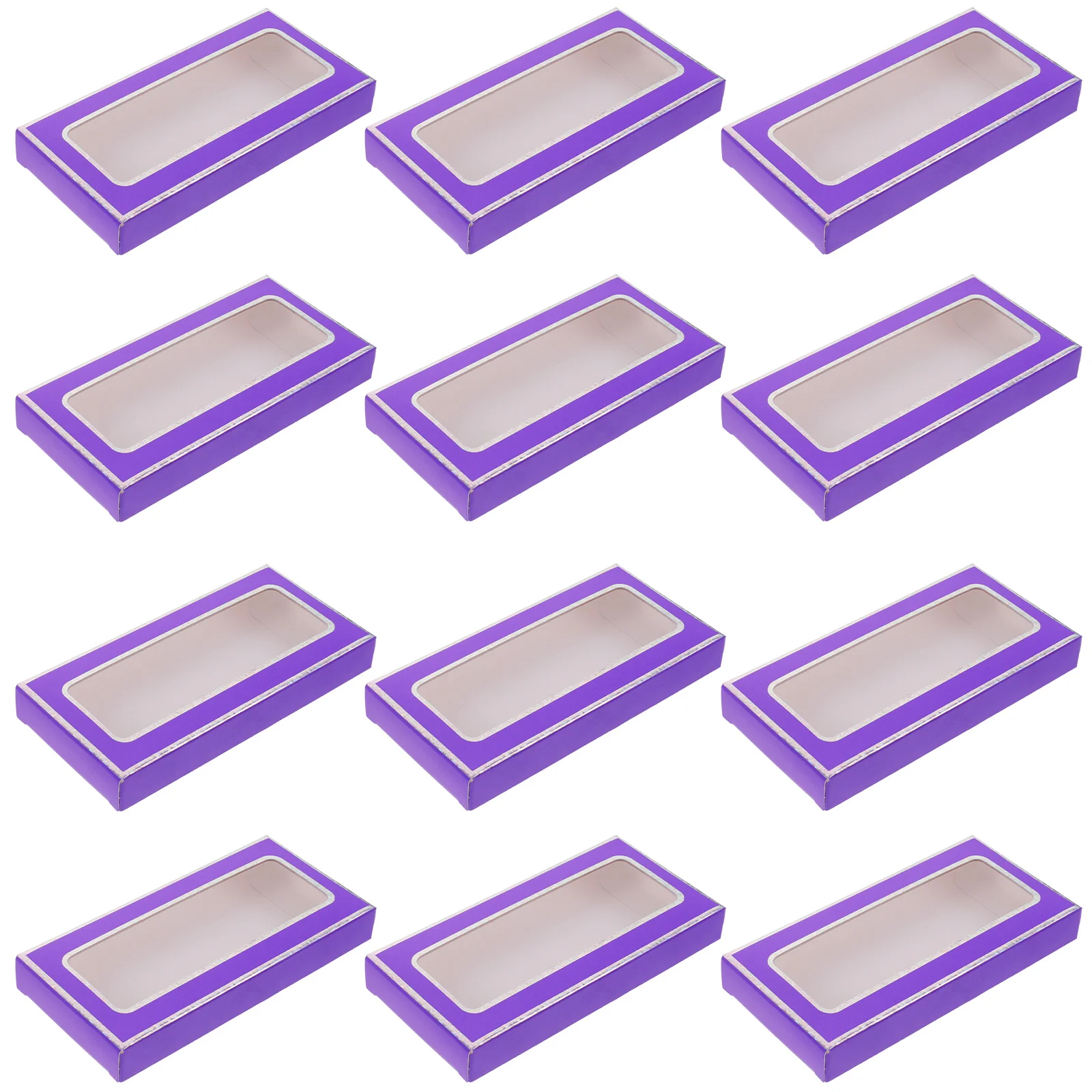 กล่องเก็บเล็บปลอม 12 ชิ้น ทนทาน พกพาสะดวก สำหรับเก็บปลายเล็บปลอม ขนตาปลอม คริสตัล กล่องจัดระเบียบเล็บปลอมแบบกดติด