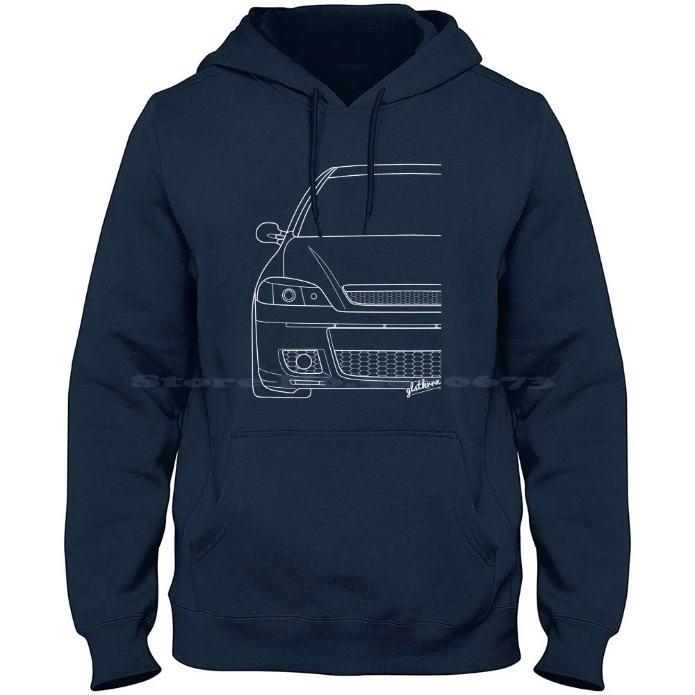 Astra G & Quot ; Silhouette & Quot ; 100% Cotton Hoodie Opel Astra G Enthusiast Opel Astra G Lover Opel Astra G Tuning