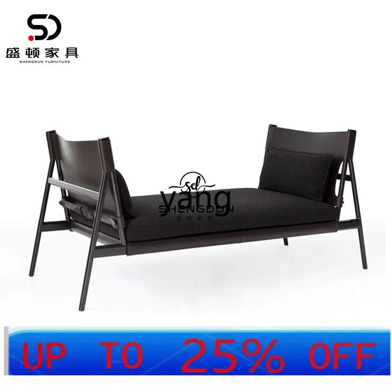 Lmm living room sofa stool cloakroom shoe changing stool saddle leather bedroom bedside stool