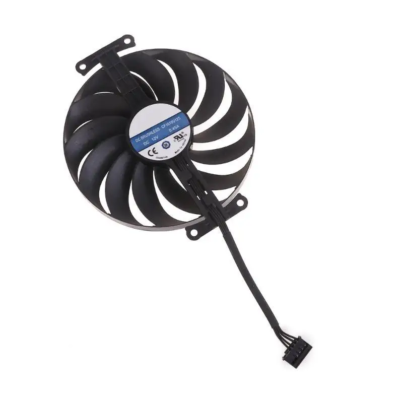 Y1UB 1PC T129215SU Graphics Card Cooling VGA Cooler Fan 6Pin 12V for RTX 3050