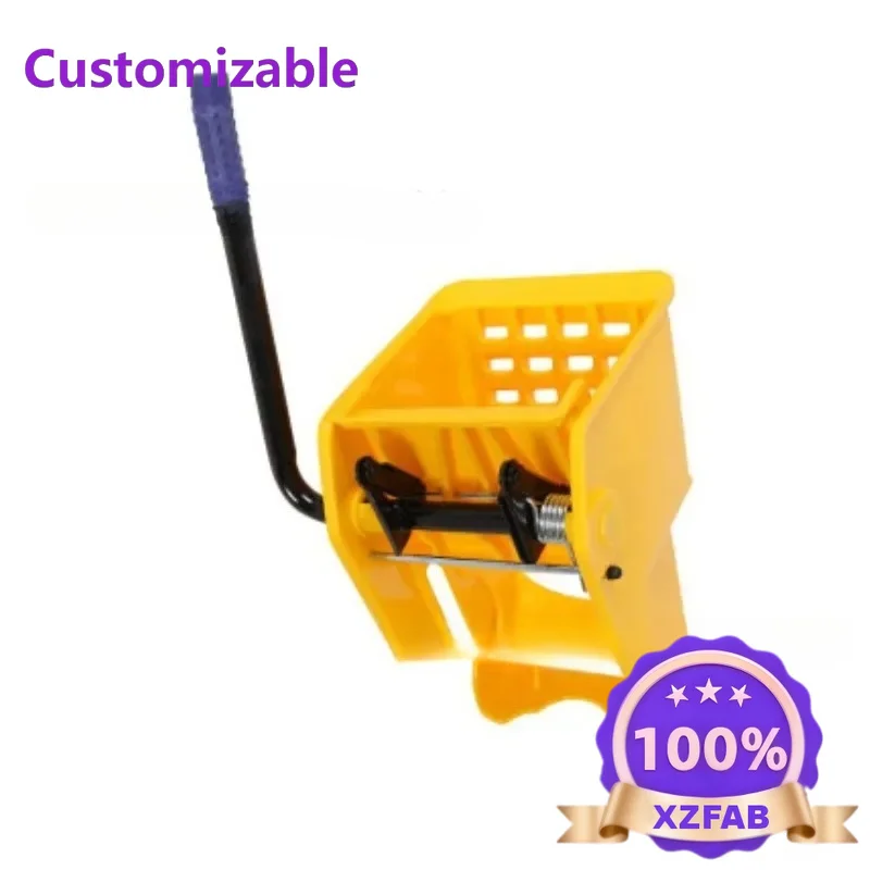 Factory Direct 2026 Baiyun cleaning water squeezing truck, mop bucket, squeezing bucket, hotel floor cleaning mop, oak water mop