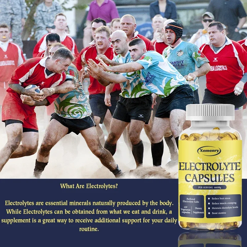 Cápsulas de eletrólito premium – comprimidos de sal e eletrólitos para alívio de cãibras nas pernas, recuperação esportiva, suplemento essencial para caminhadas