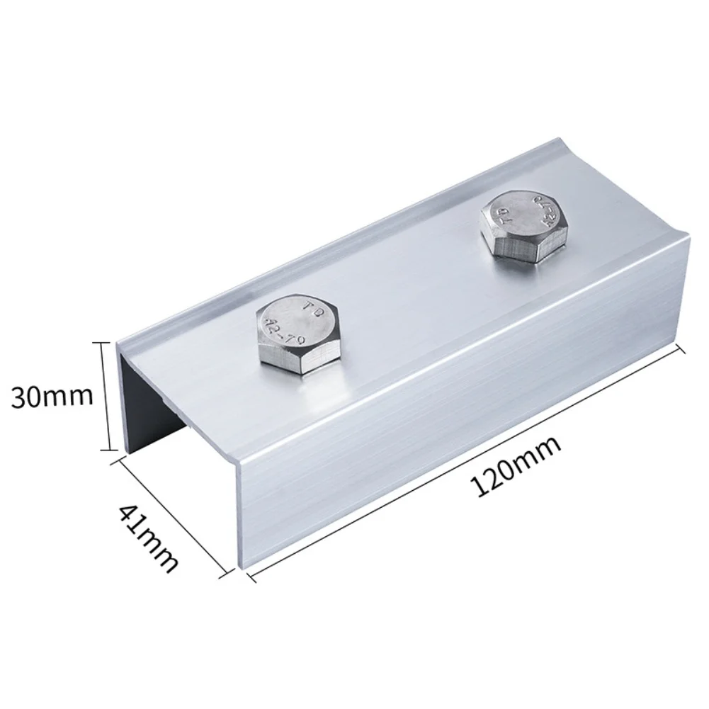Solar Installation Hardware Aluminium Alloy Bracket Outdoor Solar Installation Easy To Install Connector Secure Installation Fit