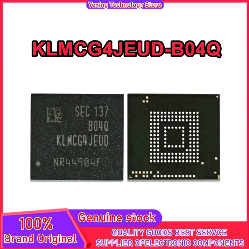 KLMCG4JEUD-B04Q 64G industrial grade eMMC flash memory granule Flash storage IC 0-10 New Original in Stock