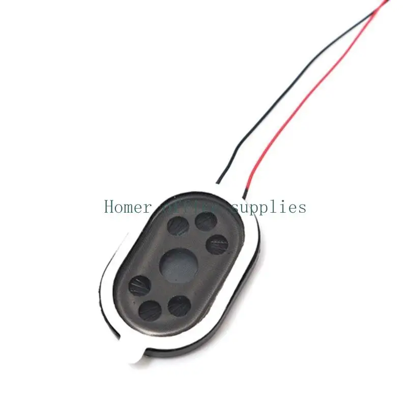 K43B 2 Pieces 8Ω 1W 2030 Speaker Oval Loudspeaker Car Navigation Speaker 2P 1.25 Terminals 110 dB SNR 8 ohms 1 watt 8r 1w