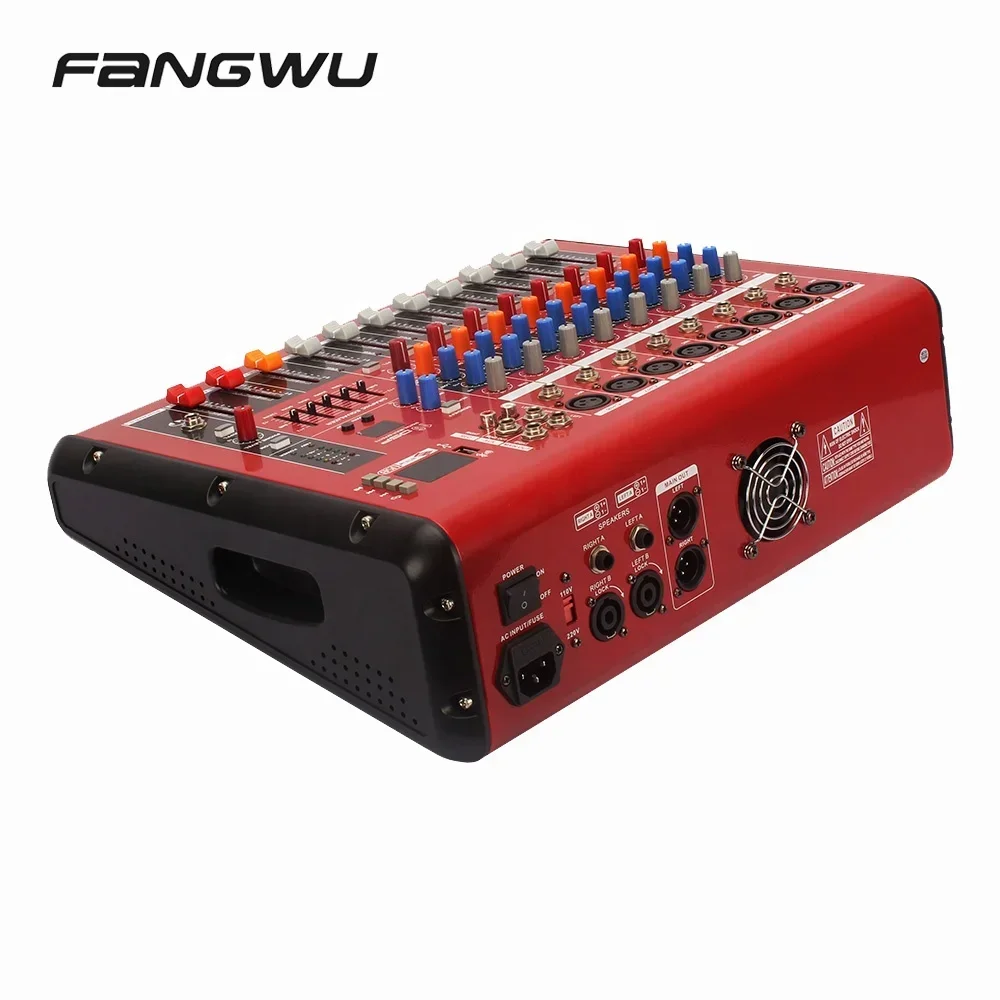Best Newest 8 Channel Powered Mixer Amplifier With Blue-Tooths 500w