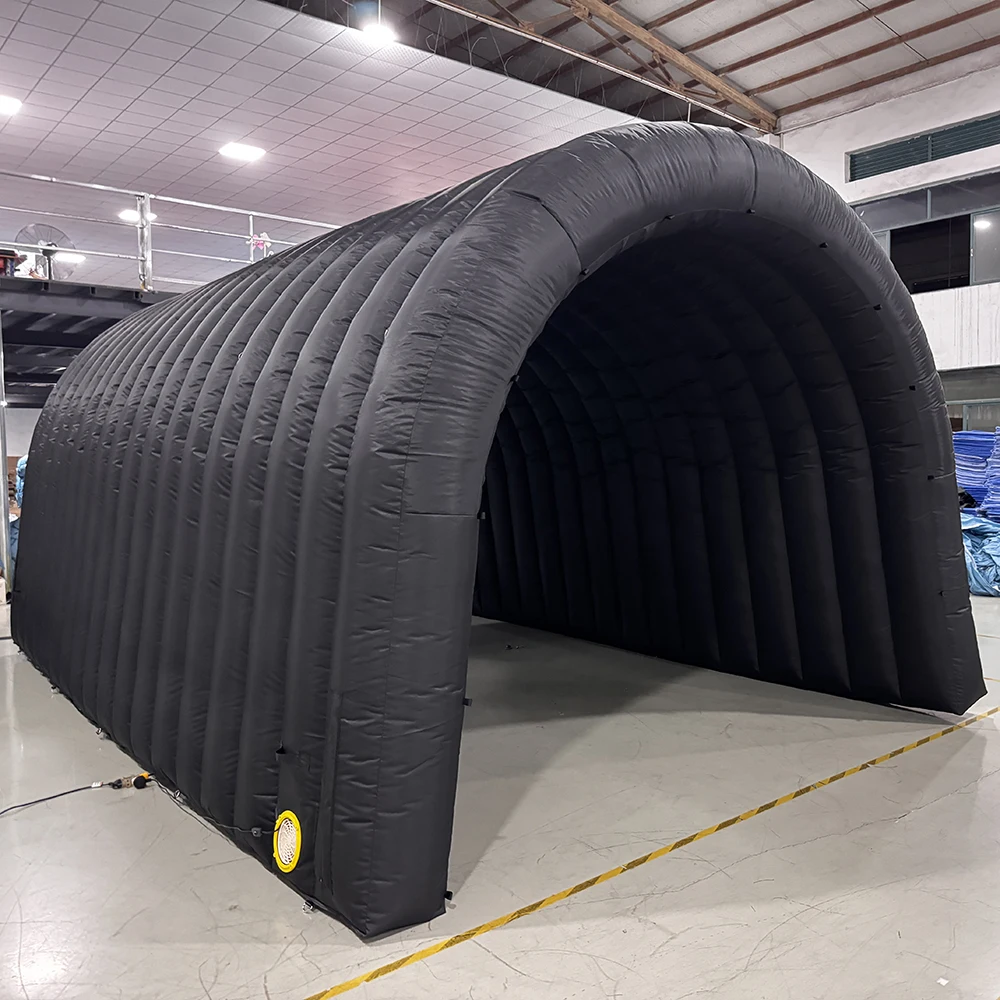 Entrada de túnel deportivo de túnel inflable con soplador, tienda de túnel inflable para promoción de exposición de eventos publicitarios de negocios