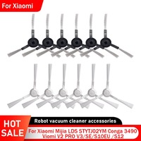 Side Brush Accessories for Xiaomi Mijia Viomi V2 PRO V3/SE/LDS STYTJ02YM Conga 3490 S10EU /S12Vacuum Cleaner Vacuum Attachment