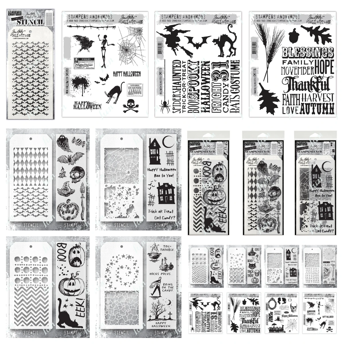 

Postage Stamps Cutting Dies Layered Stencils Scrapbook Diary Halloween Boo Decoration Embossing Template DIY Mini Bouquet Molds