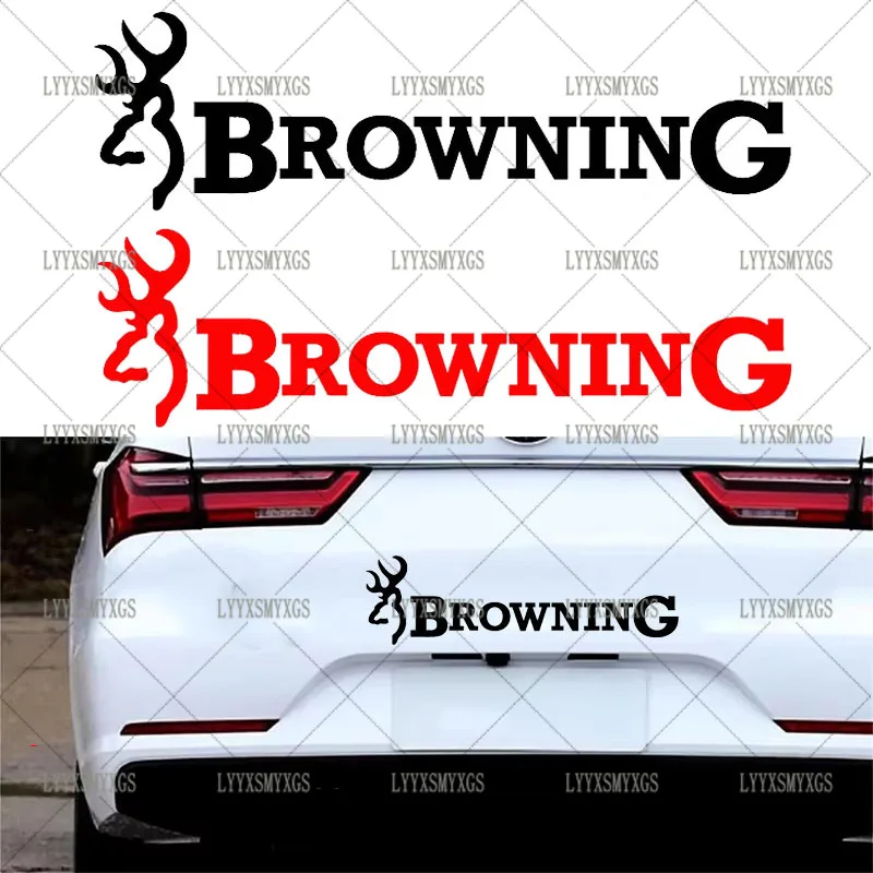 

Самоклеящиеся автомобильные наклейки Browning Hunt Deer Buck Chasse, водостойкая солнцезащитная виниловая наклейка из ПВХ, оптовая продажа, автомобильные аксессуары