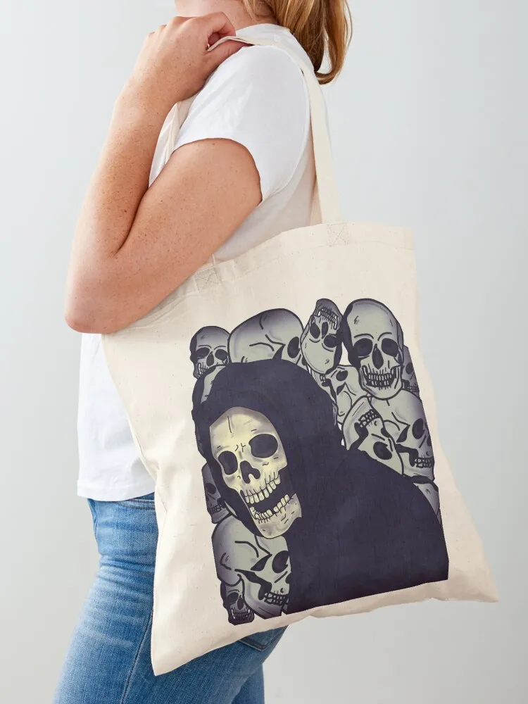 

Skeletons, skulls and death on Halloween Tote Bag cute tote bag Canvas stote bag Shopping bags Shopper