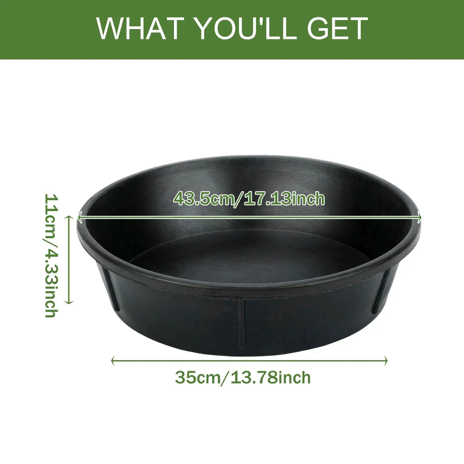 دلو تغذية الحصان، مستلزمات قابلة للتكديس، حاوية تغذية مقاومة للاهتراء، حوض استحمام لغبار الدجاج لمزرعة الحيوان الخارجية #6