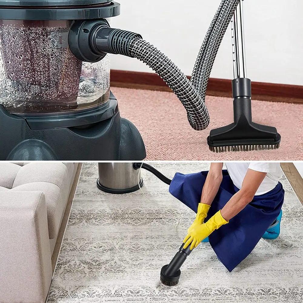 6 Pieces 25MM and 36MM Vacuum Brush Round Brush, 5.9 Inch Vacuum Floor Brush 1.25 Cleaner Vacuum Attachment Brush Soft