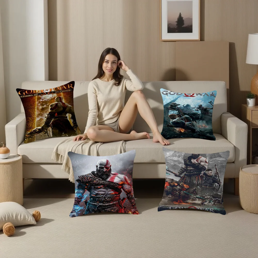 

Video Game G-God Of W-War Cushion Cover Decorative Pillow Sofa Home Decor Case Pillow Cases