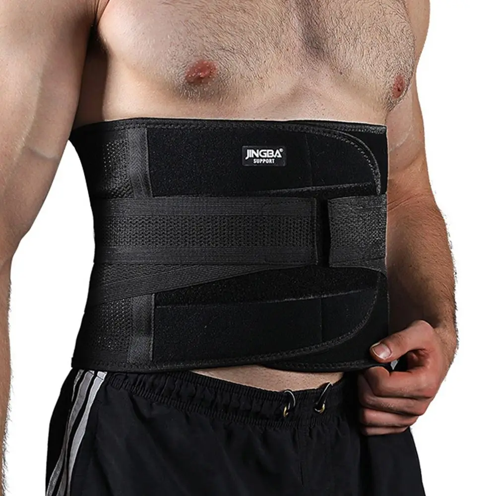 Breathable Back Waist Support Dual Adjustable Wide Sports Lumbar Support Brace 4 Size 3 Color Orthopedic Belts Ortopedica