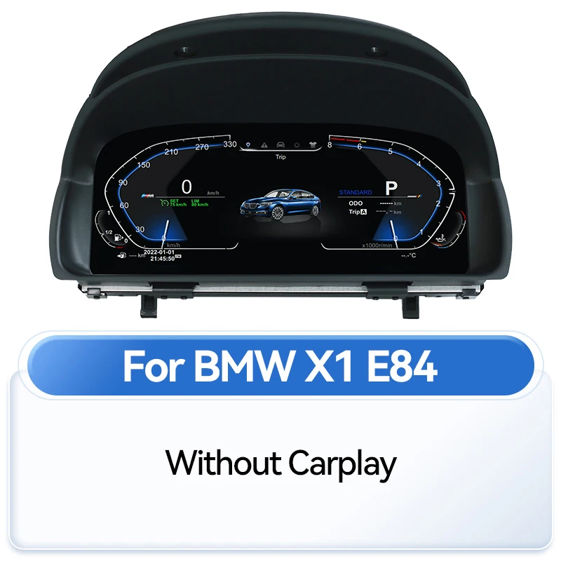 10 Inch Volledig LCD-scherm Digitale Instrumentenpaneel voor BMW X1 E84 2006-2015 Auto Digitale Cluster Instrument Display Snelheidsmeter