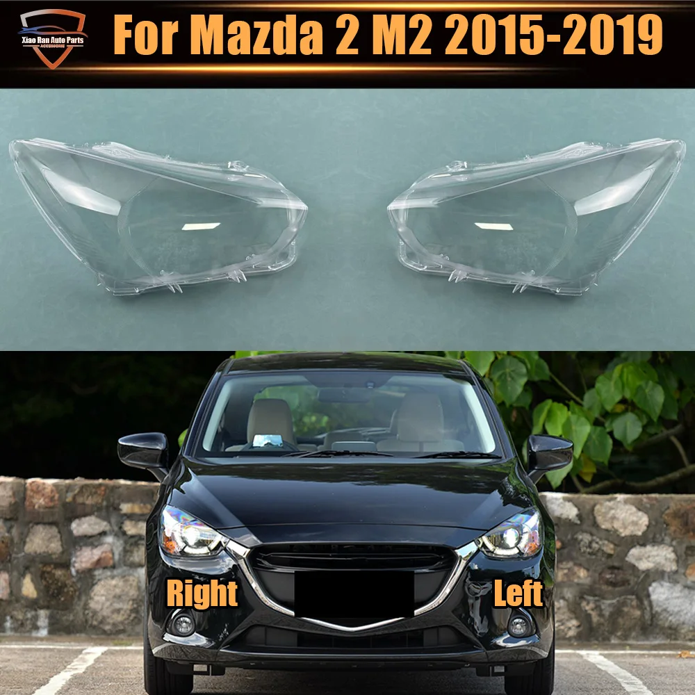 

Для Mazda 2 M2 2015-2019: Защитная крышка передней фары, корпус фары, рассеиватель, линза фары, кожух фары