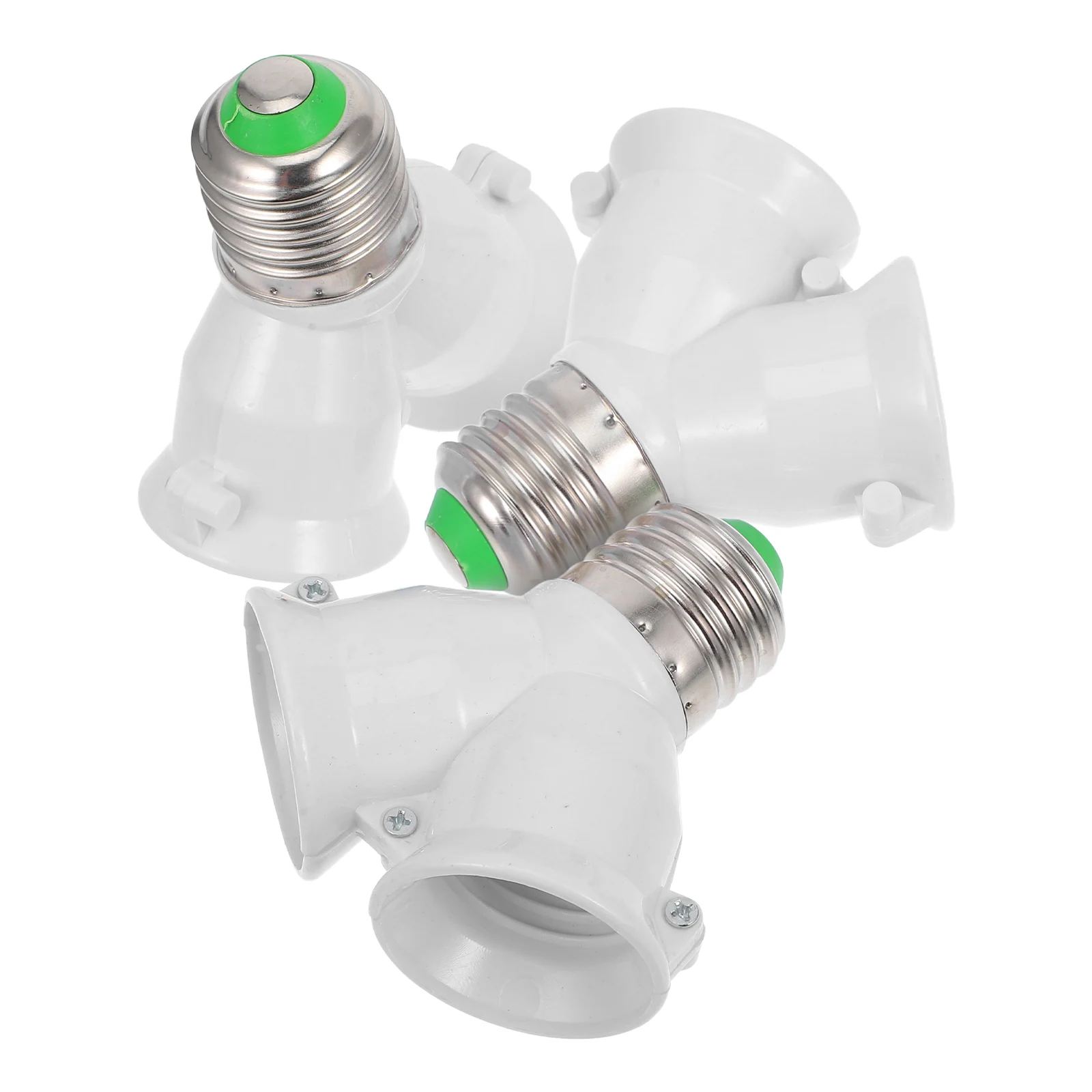3 pz E27 A 2 E27 Base Della Lampada Convertitore Presa Y Forma Splitter Adattatore Supporto Della Luce Extender Ignifugo Anti-Burning spazio