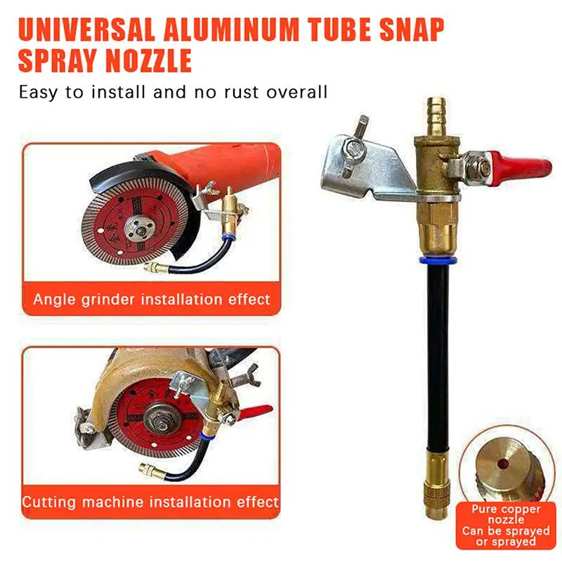 Angle Grinder Water Sprayer Dual Mode Anti-dust Coolant Accessory for Stone Tile Cutting Renovation