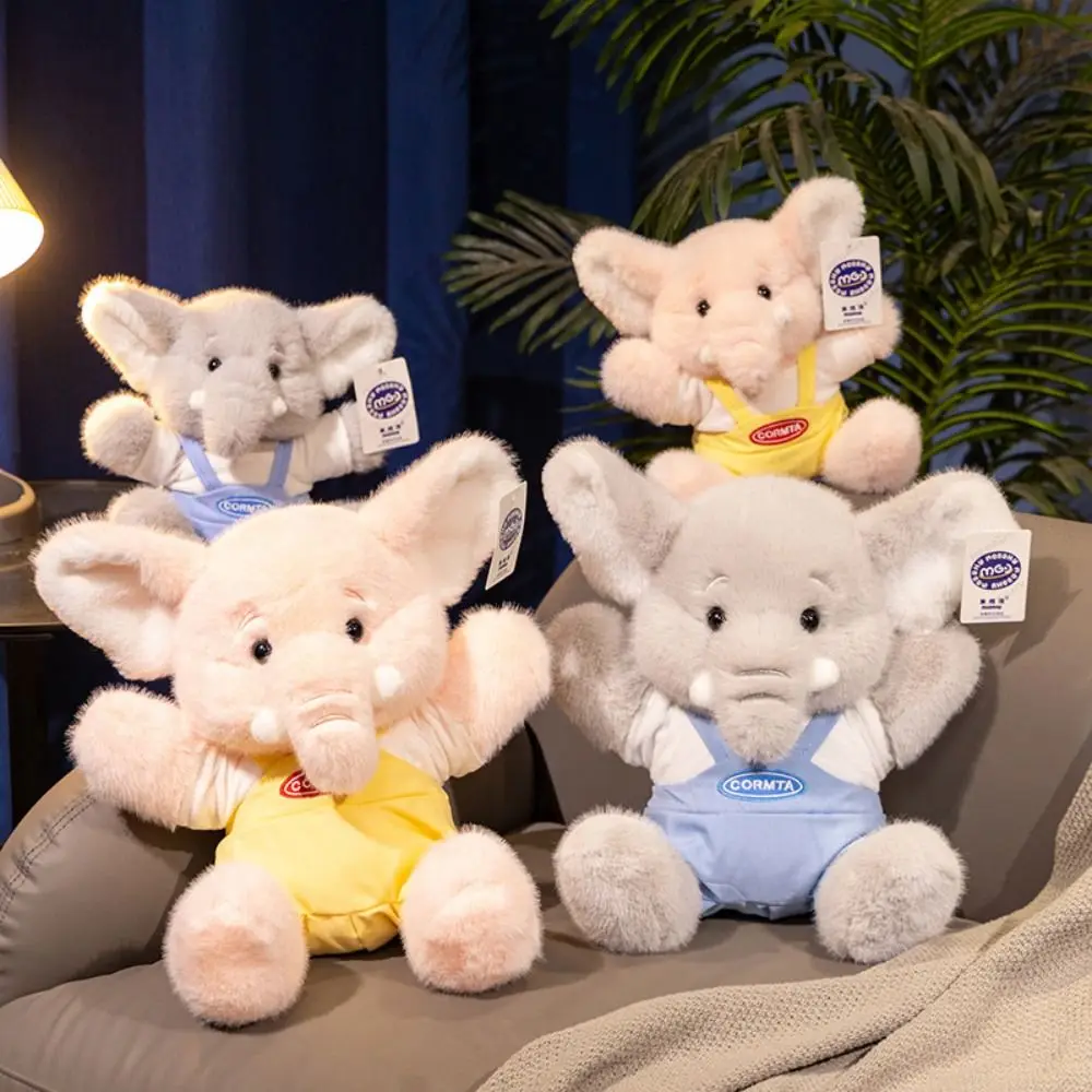

PP Cotton Elephant Plush Doll Big Ear Soft Hugging Plush Toy Comfortable Fluffy Stuffed Elephant Toy Home Decor